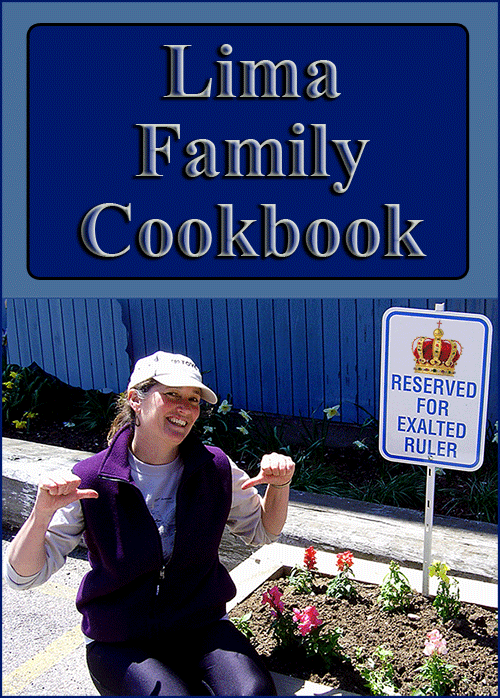 Cover of the Lima Family Cookbook