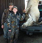 Albino moose shot in Vermont's Northeast Kingdom by young lady who stayed in a cabin at Jackson's Lodge