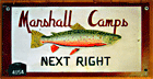 Marshall Camps Next Right Street Sign