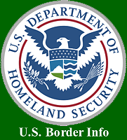 Information about crossing the United States border. (Link deactivated. Site is not live.)