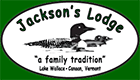 Jackson's Lodge and Log Cabins oval logo